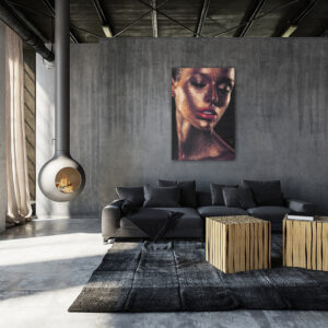 ToF Wanddecoratie vrouw gouden schoonheid