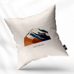 ToF Sierkussen Abstract Bergen Beige Blauw