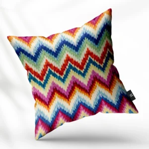 ToF Sierkussen Abstract Zigzag Multicolor