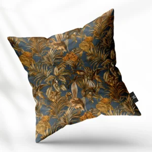 ToF Sierkussen Botanisch goud blauwe jungle luxe
