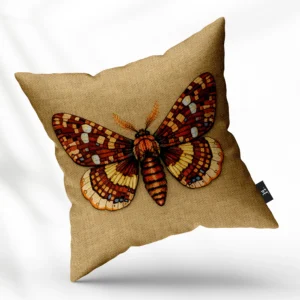 ToF Sierkussen dieren mot bruin beige patroon