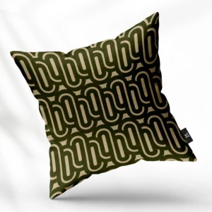 ToF Sierkussen Hotel Chique Geometrisch Groen Patroon
