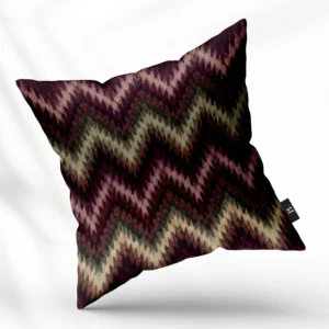 ToF Sierkussen Hotel Chique Ikat Bordeaux Design