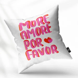 ToF sierkussen tekst more amore por favor speels